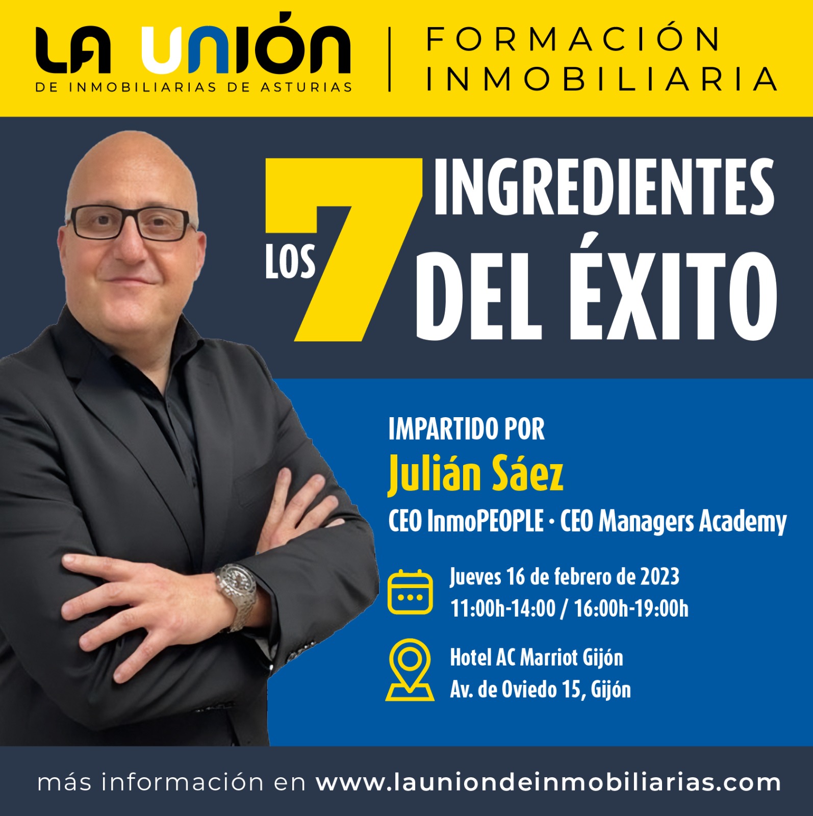 FORMACIÓN INMOBILIARIA: LOS 7 INGREDIENTES DEL ÉXITO                                           16 / 02 / 23