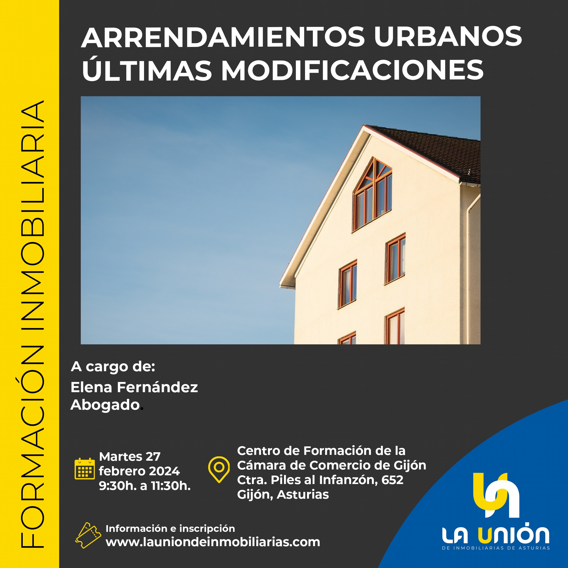 FORMACIÓN INMOBILIARIA:  Arrendamientos urbanos 27 / 02 / 24