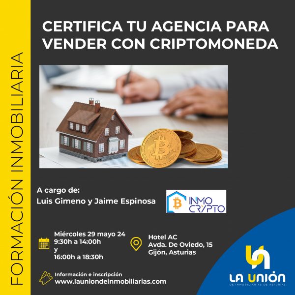 CERTIFICA TU AGENCIA PARA VENDER CON CRIPTOMONEDA 230424 CERTIFICA TU AGENCIA PARA VENDER CON CRIPTOMONEDA 230424
